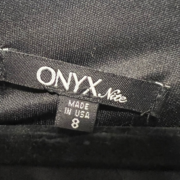 Onyx Silver Gray Sheath Jumpsuit with Flutter Sleeves - Picture 4 of 9